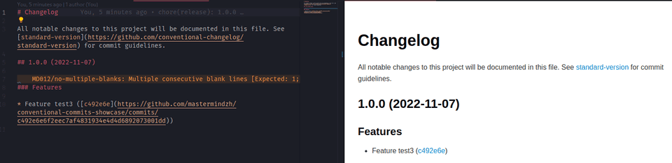 the first changelog